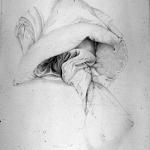 Blanket Drawing A (C22) 1974, Graphite On White Paper, 30 x 22 (CollectionMillsCollege)